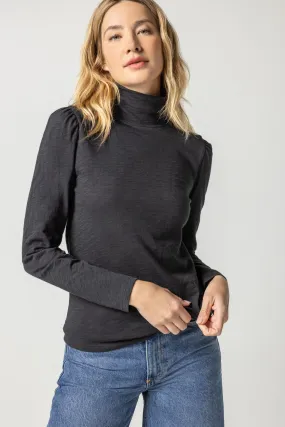 Puff Sleeve Turtleneck