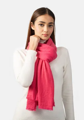 Pure Pashmina Shawl Rose Pink