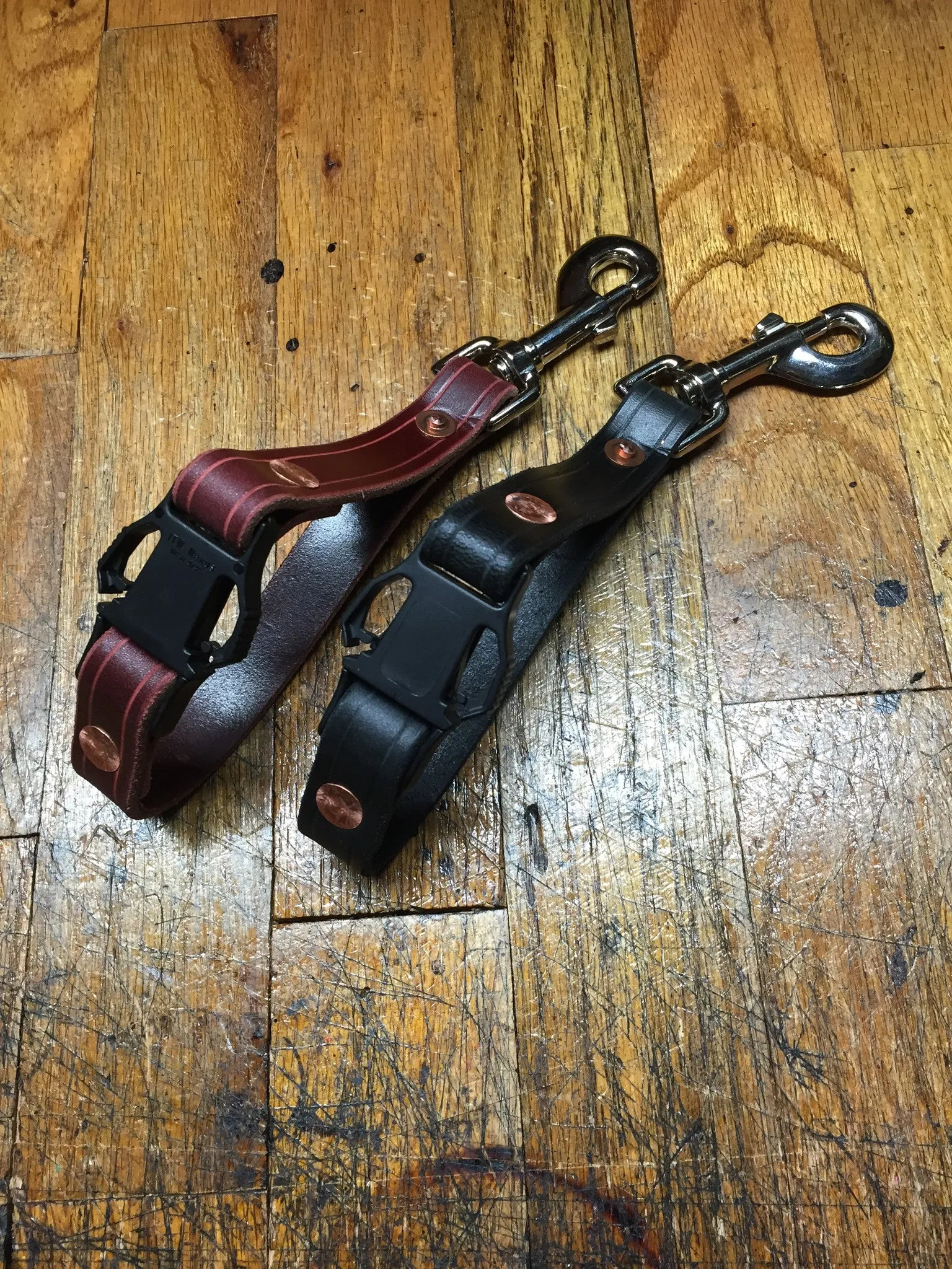 Quick Release Leather Glove Strap / Utility Strap