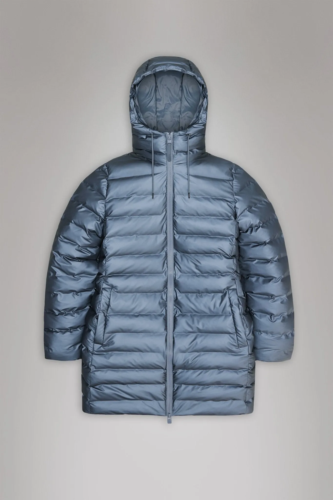 RAINS LOHJA Long Puffer Curve Jacket W3T3