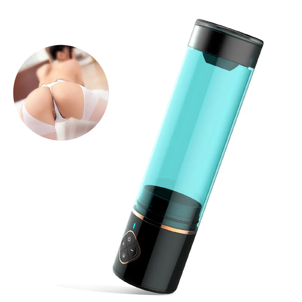 Rechargeable Vacuum Penis Pump Enlargement Water Filled Male Masturbator