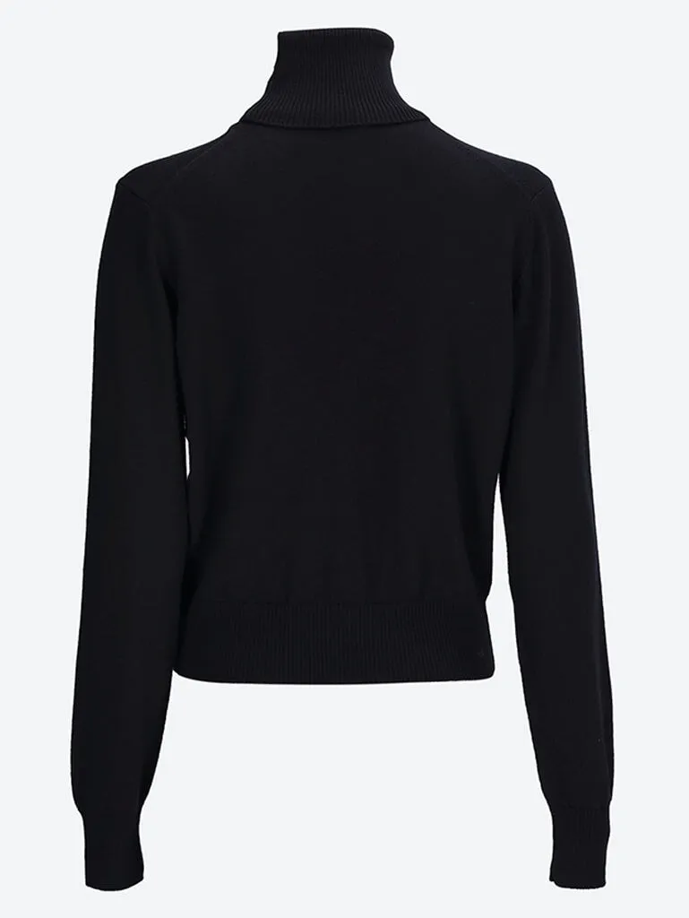 Red ami de cŒur turtleneck sweater