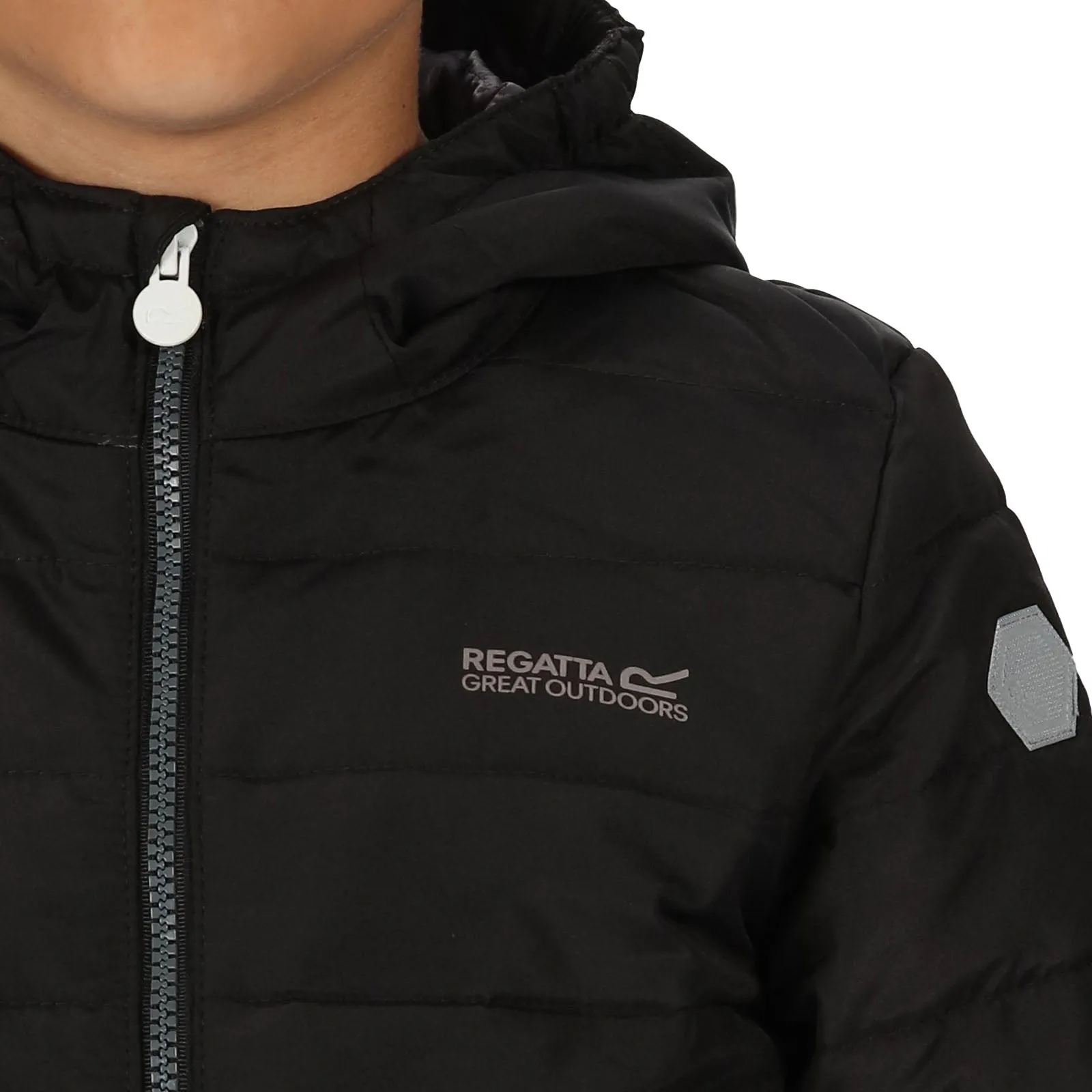 Regatta Kids Helfa Insulated Padded Jacket - Black