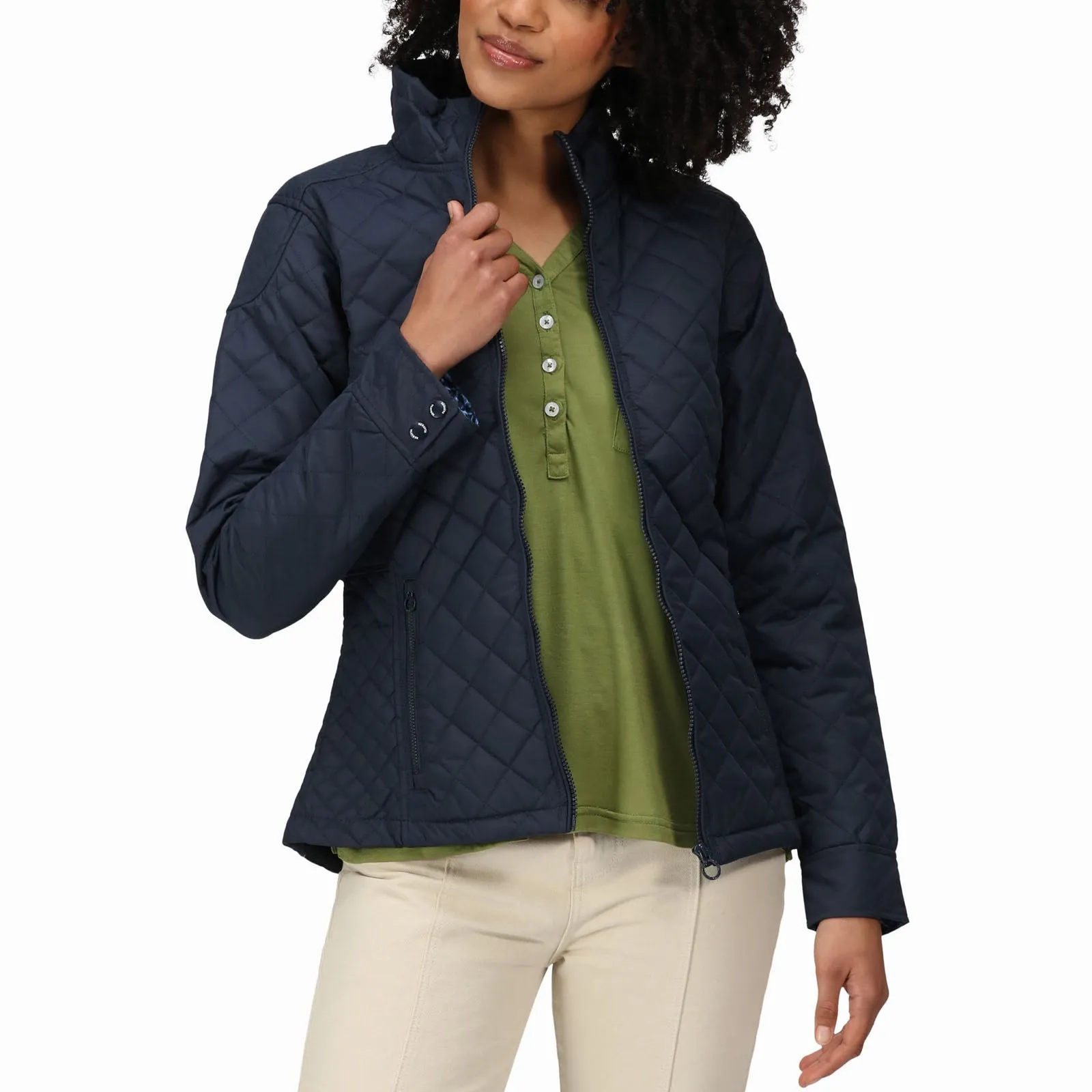 Regatta Womens Charleigh Quilted Insulated Zip Up Jacket