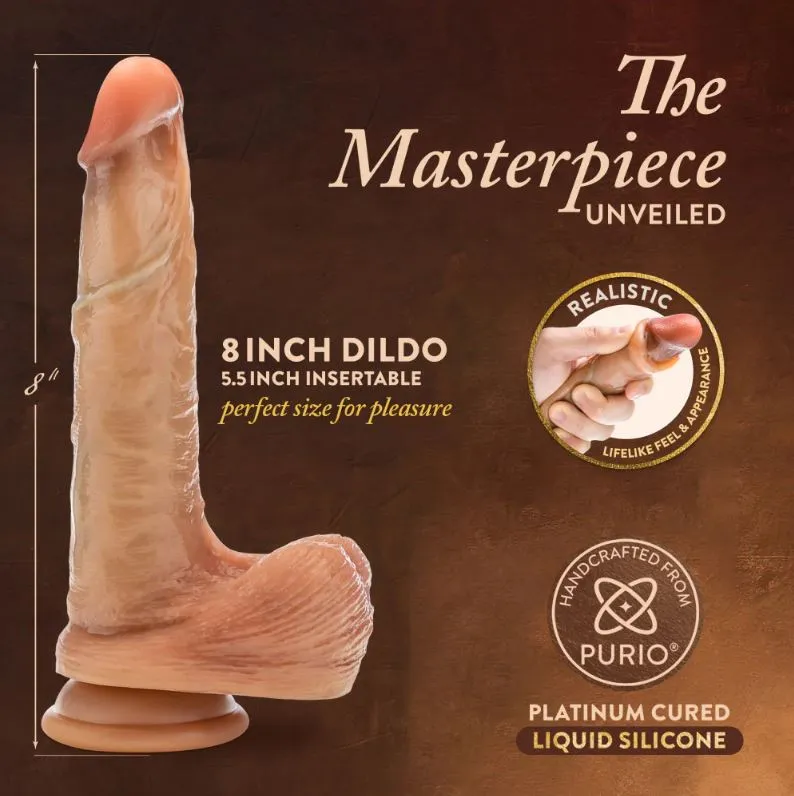 Renaissance DaVinci - 8" Sliding Dildo