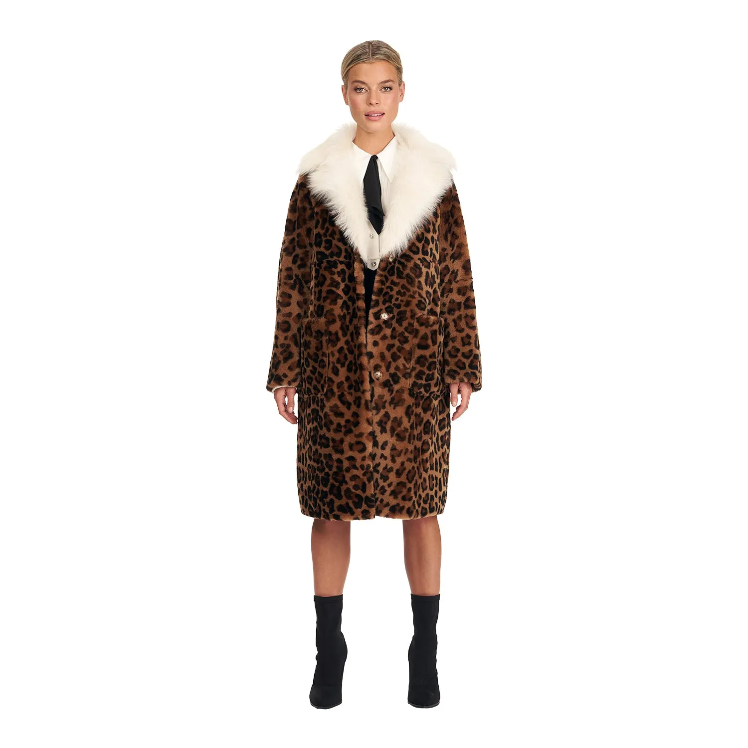 Reversible Shearling Lamb Coat