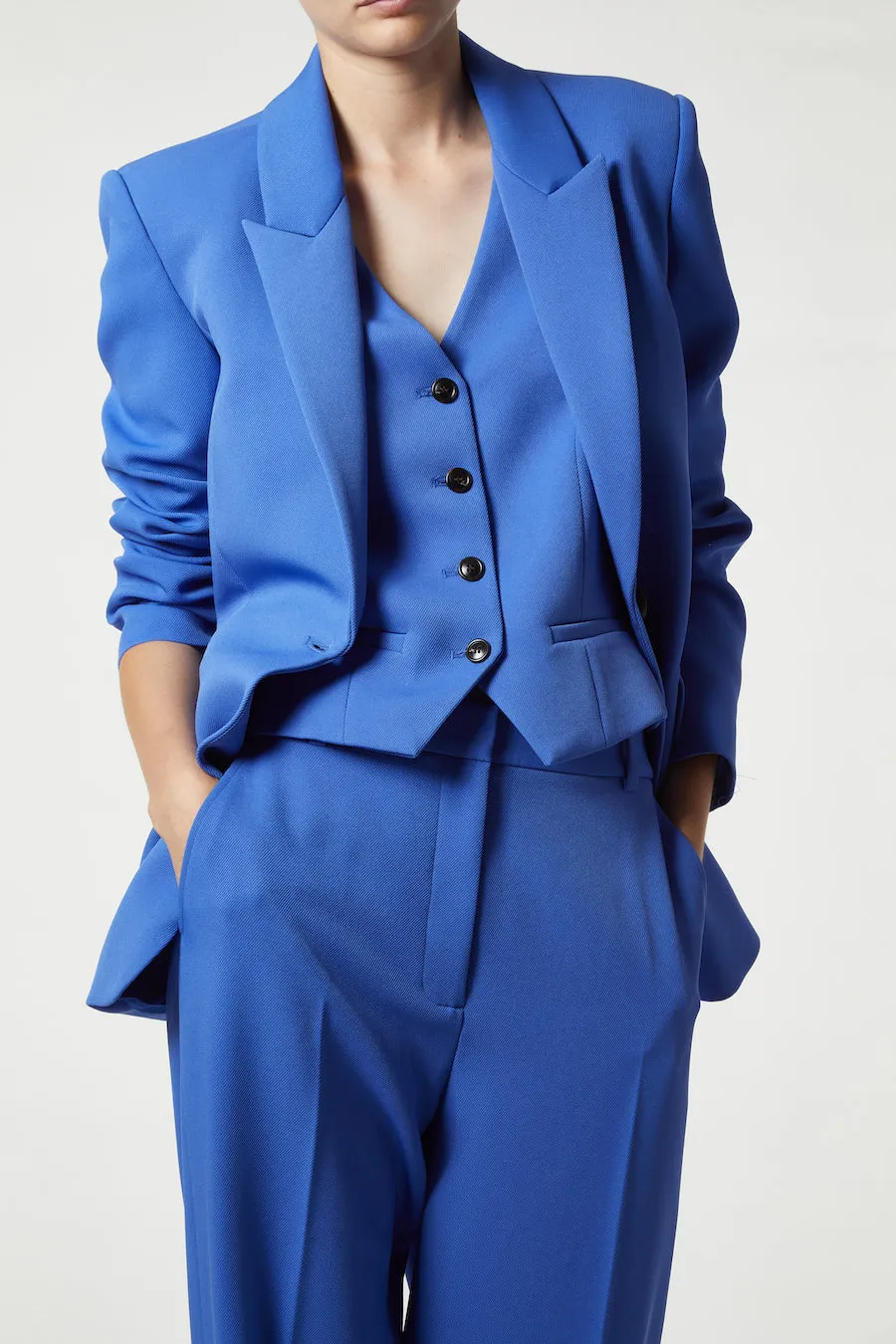 Saint Art New York - Gia Blazer in French Blue