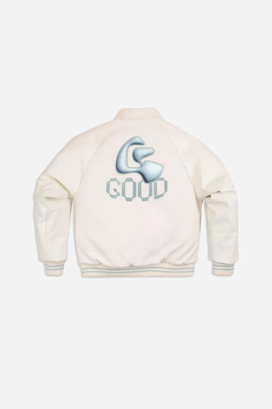 SATELLITE COLLEGE JACKET OFFWHITE