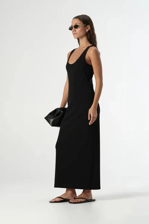 SIENNA TANK DRESS | Black