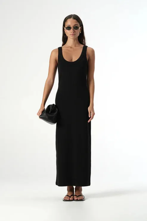 SIENNA TANK DRESS | Black