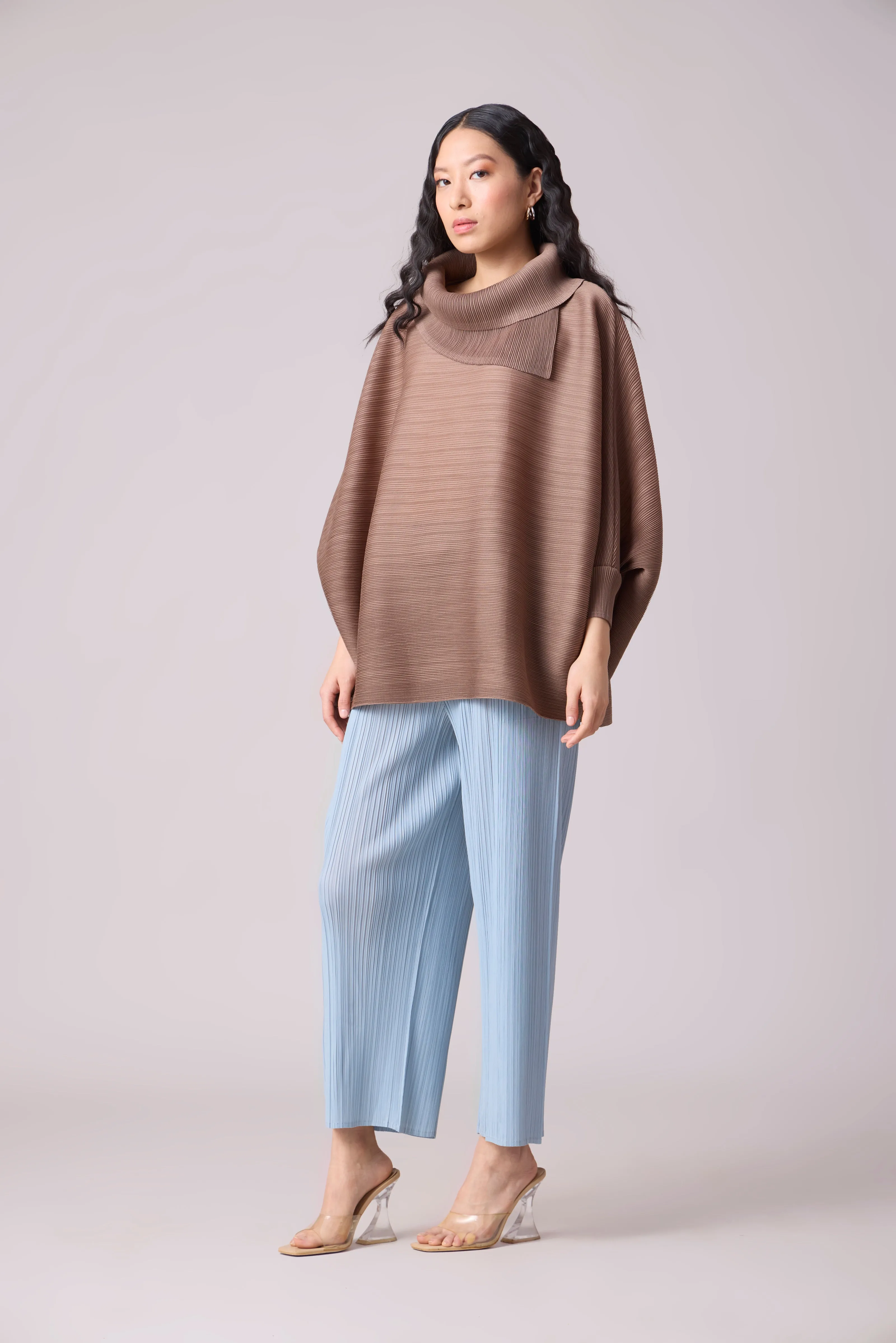 Sloane Batwing Top - Dark Taupe