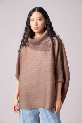 Sloane Batwing Top - Dark Taupe