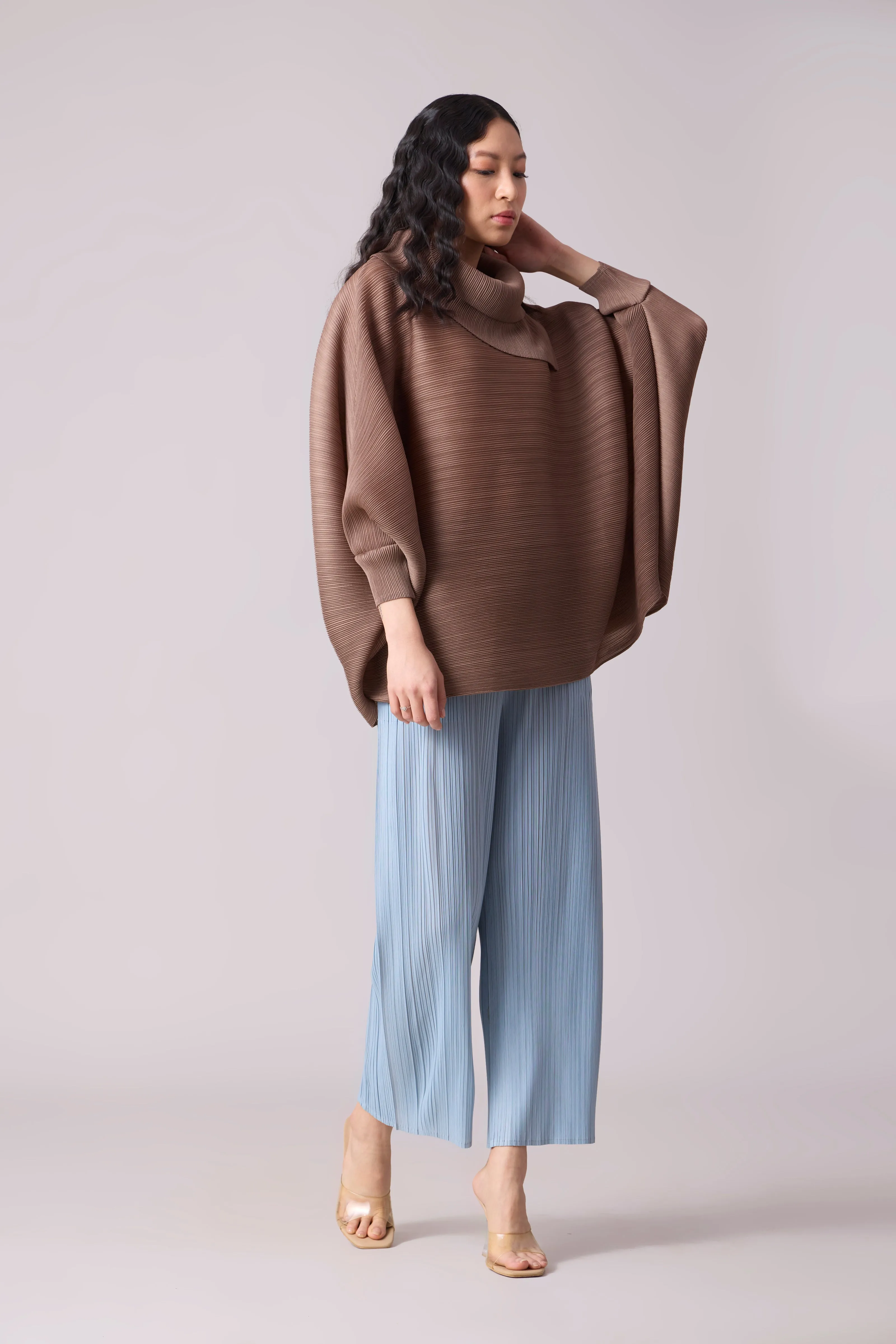 Sloane Batwing Top - Dark Taupe