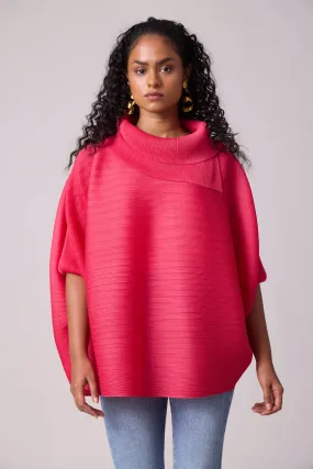 Sloane Batwing Top - Punch Pink