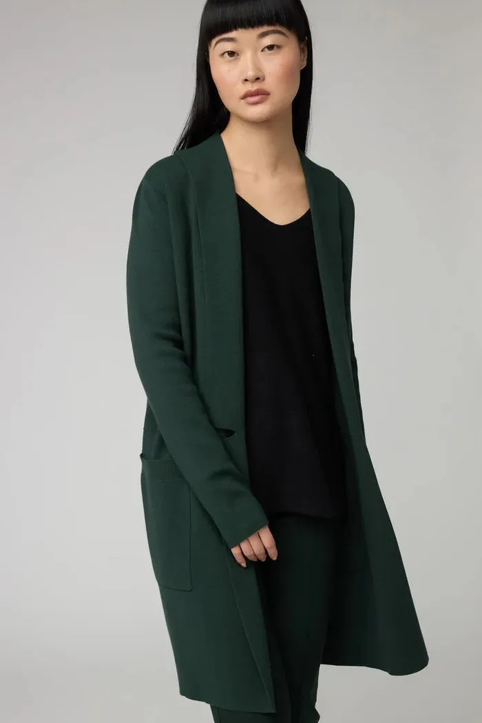 SOIA&KYO BENELA - Mid-Thigh-length Sustainable Coatigan With Lapels