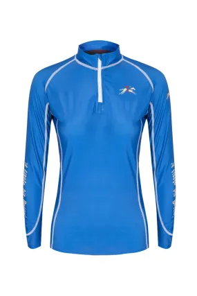 Sprint Lycra Top Royal Blue By A Little Bit Racey