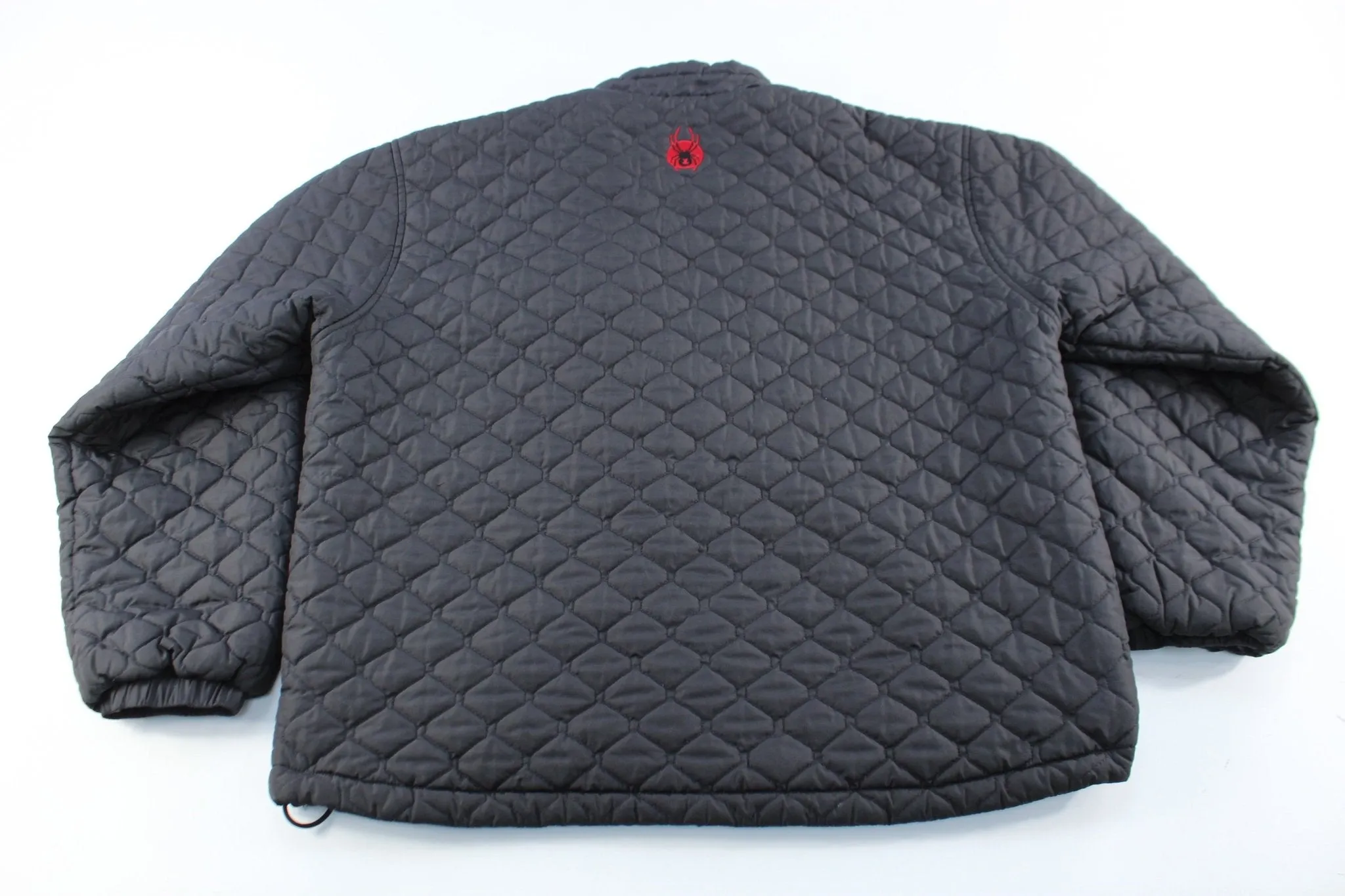 Spyder Black Quilted Zip Up Jacket