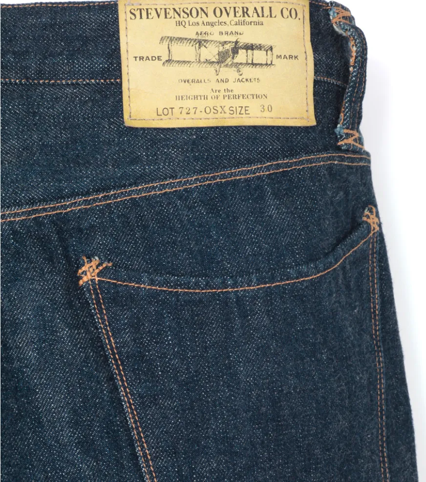 Stevenson Overall Co. La Jolla 727-OSX Japanese Selvedge Denim Jeans