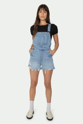 Sylvie Blue Short Overall