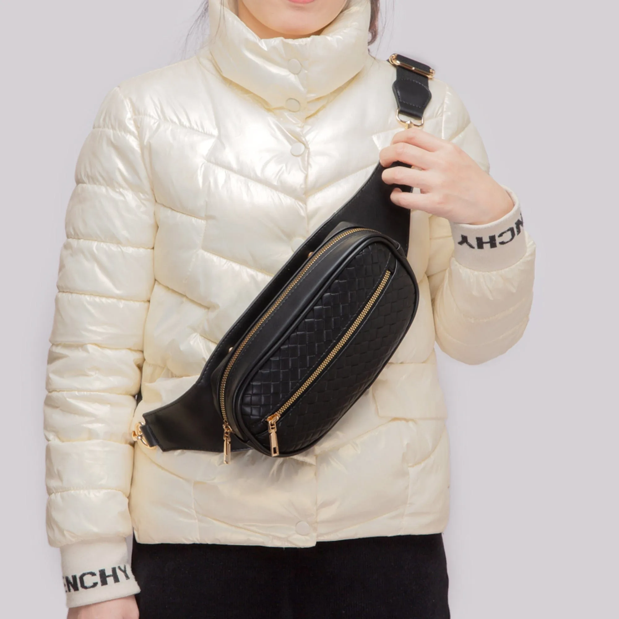 TG10600 April Quilted Leather Sling Bag/Fanny Pack