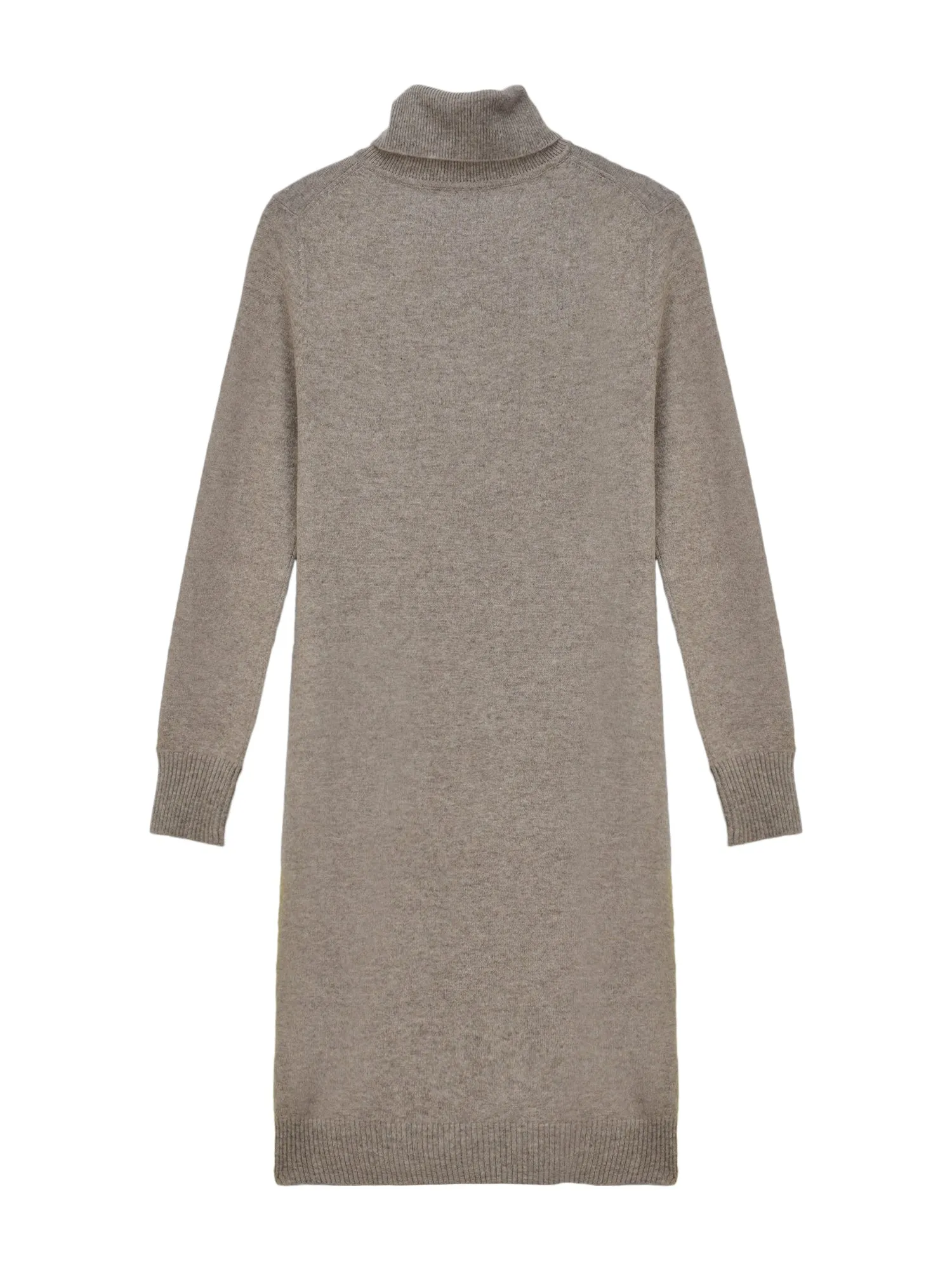 Turtleneck Dress_Beige