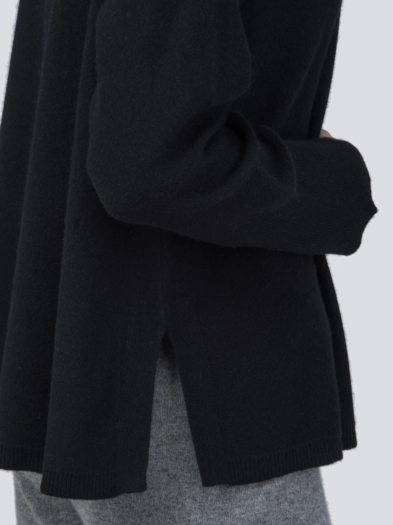 Turtleneck Loosefit Tunic_Black