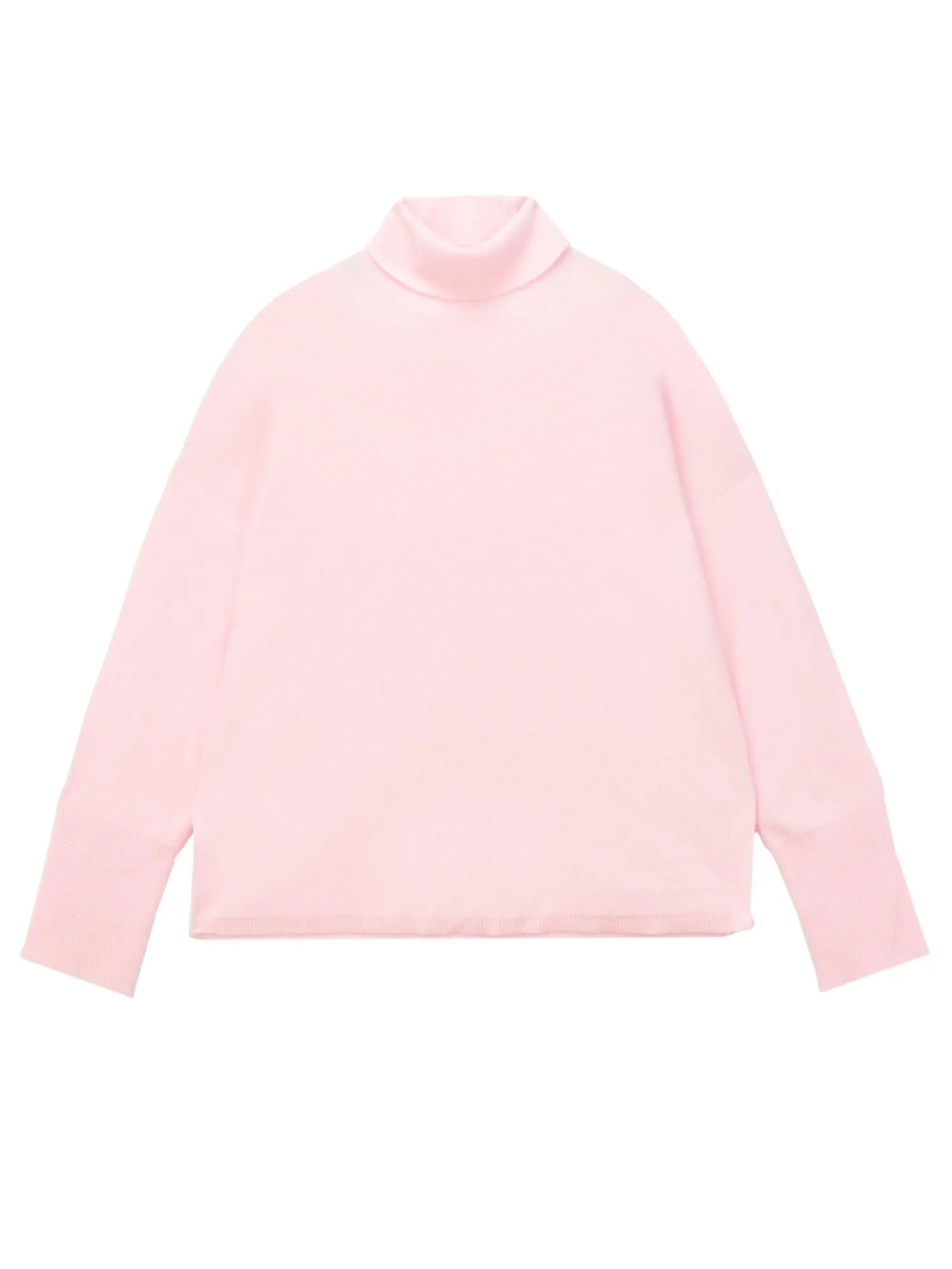 Turtleneck Loosefit Tunic_Pink