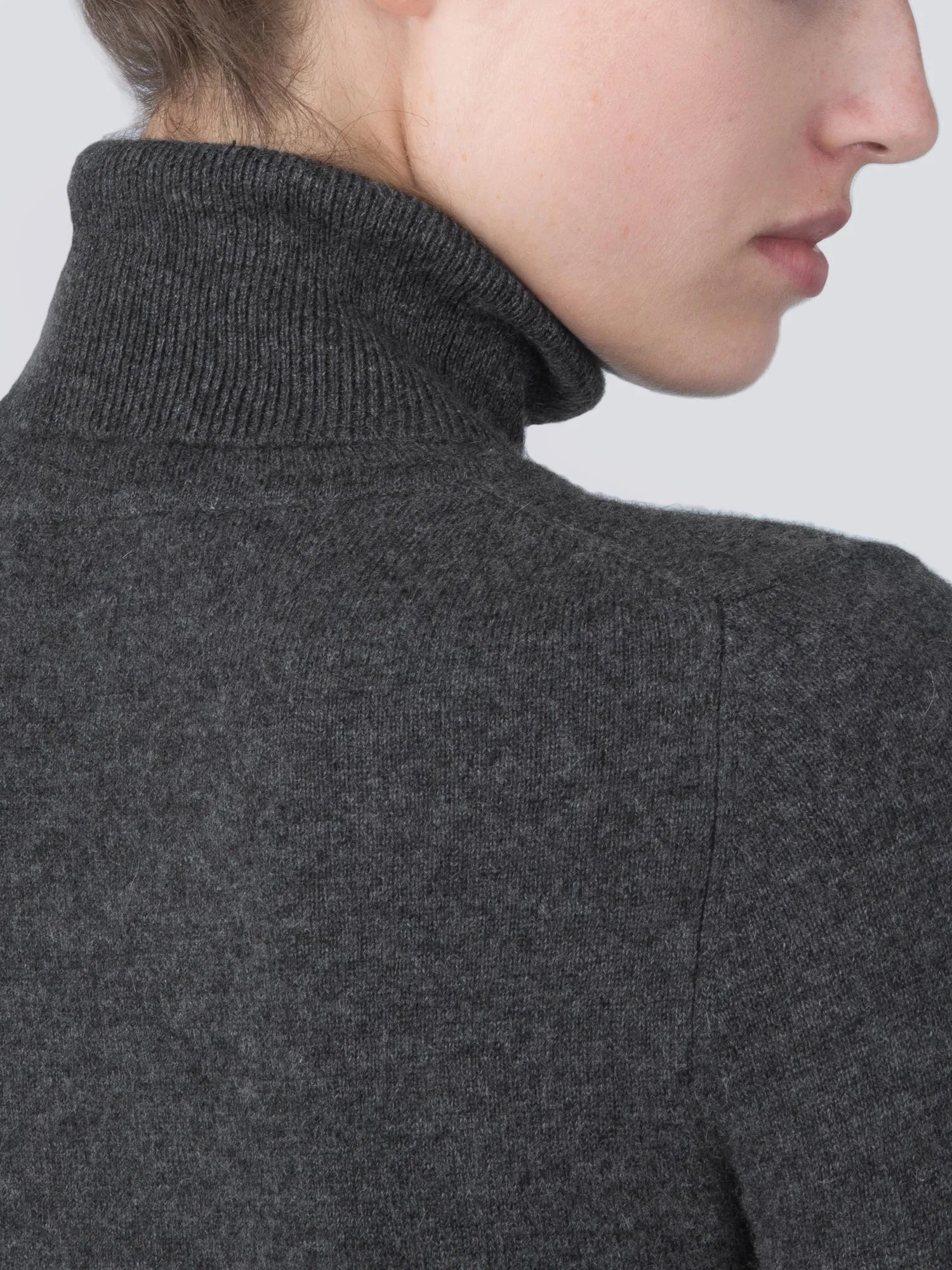 Turtleneck Maxi Dress_Graphite