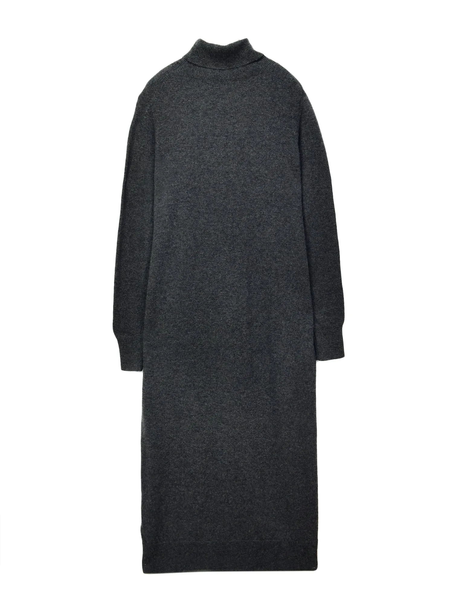 Turtleneck Maxi Dress_Graphite