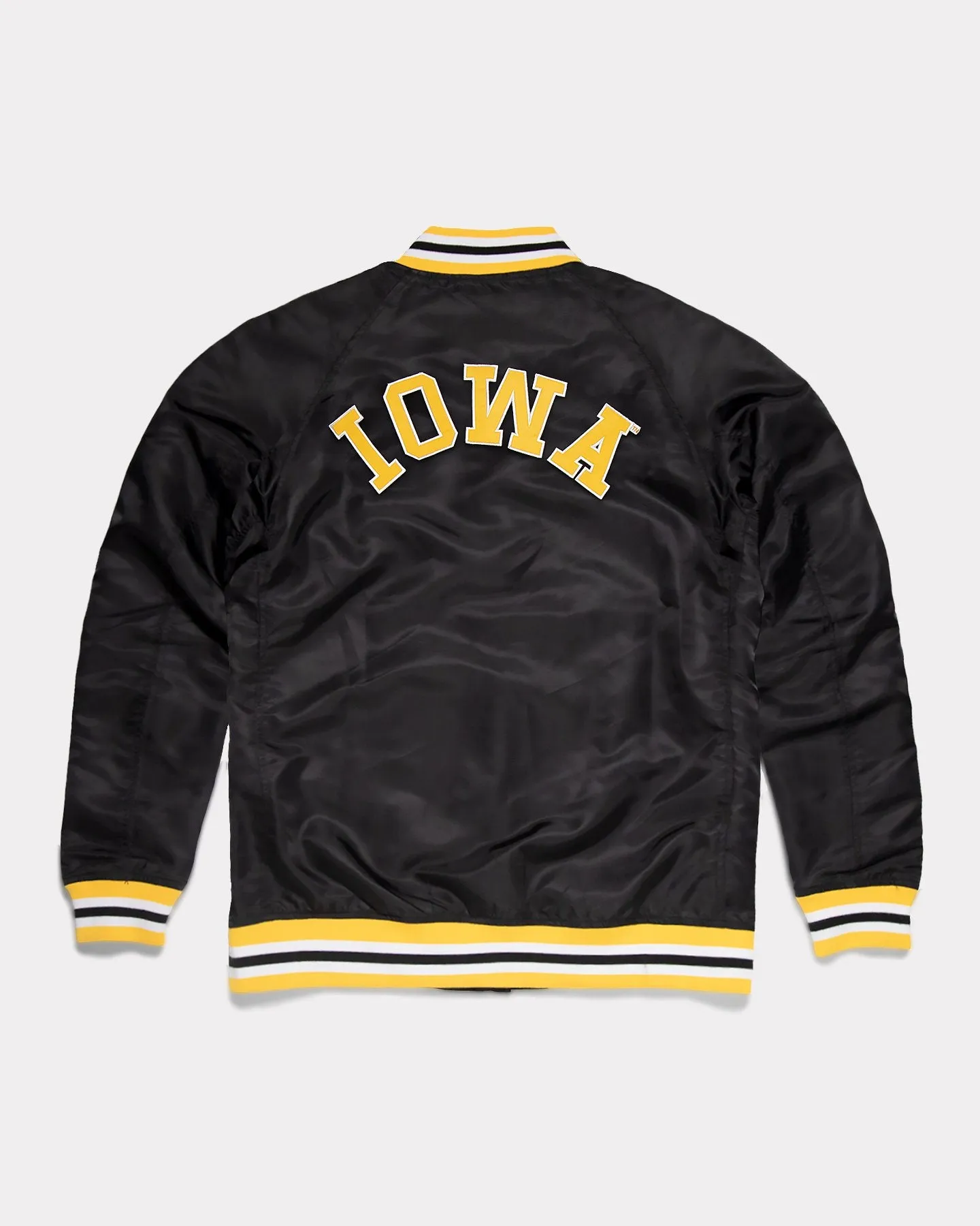 University of Iowa Vintage Black Varsity Jacket