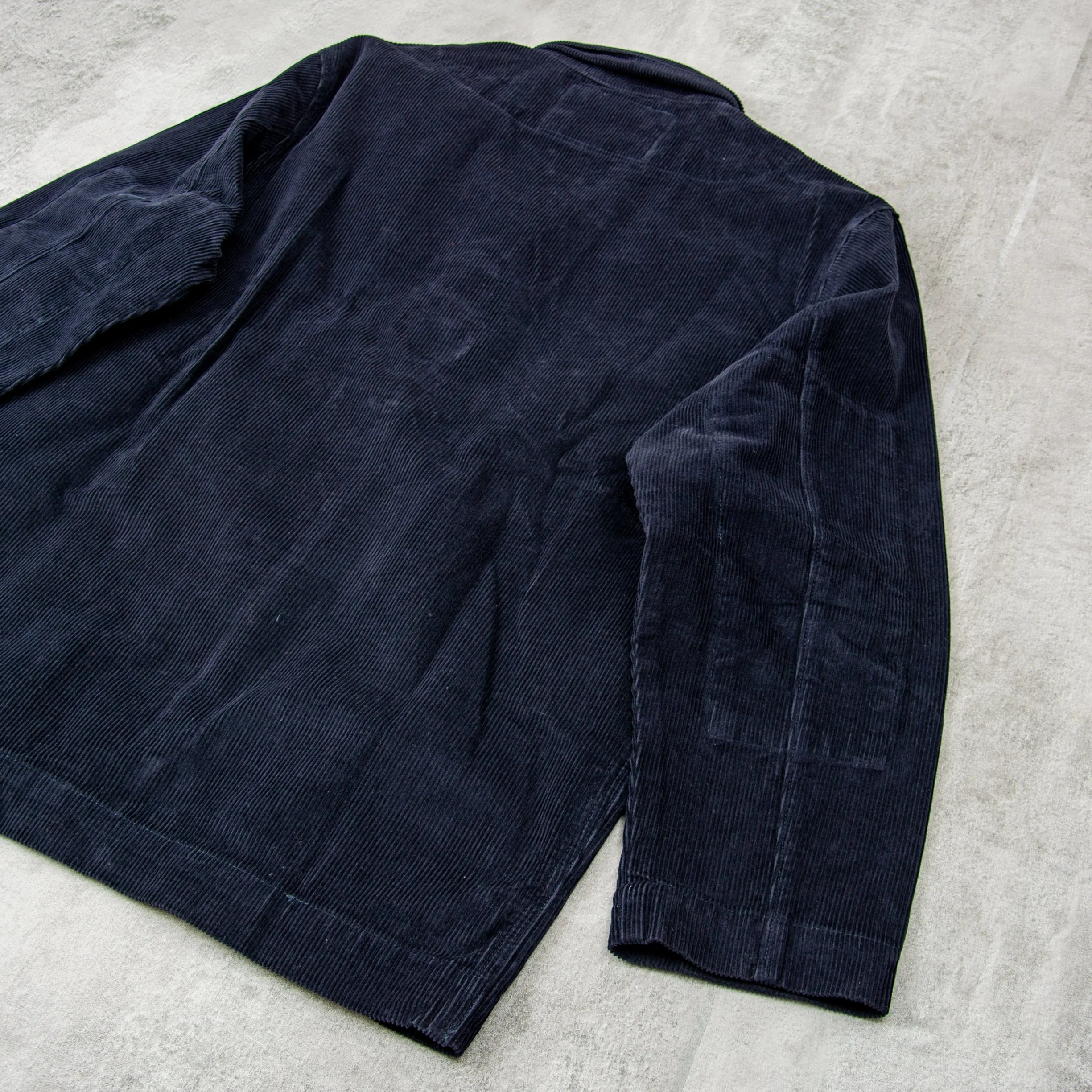 Uskees 3006 Organic Cord Blazer - Midnight Blue