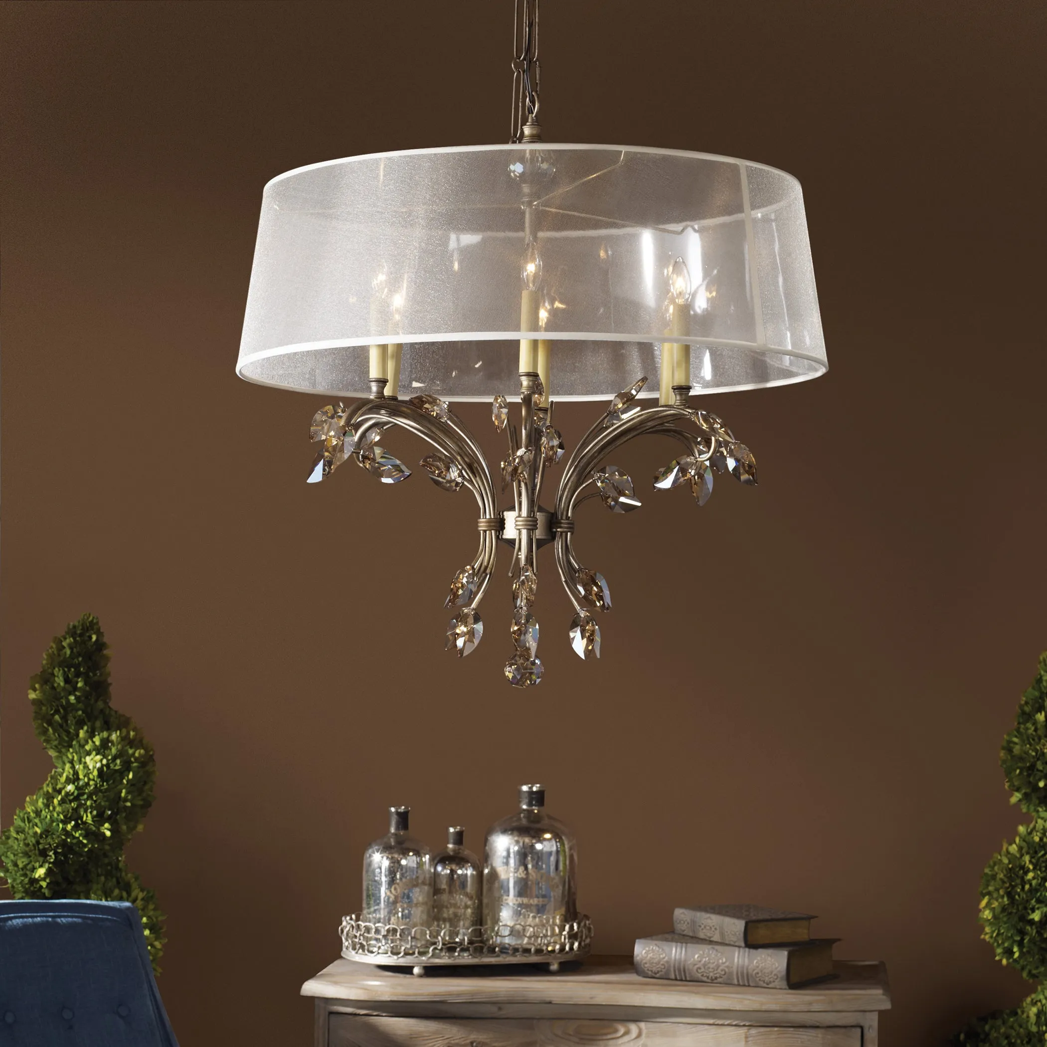 Uttermost Alenya 6 Lt Shade Chandelier