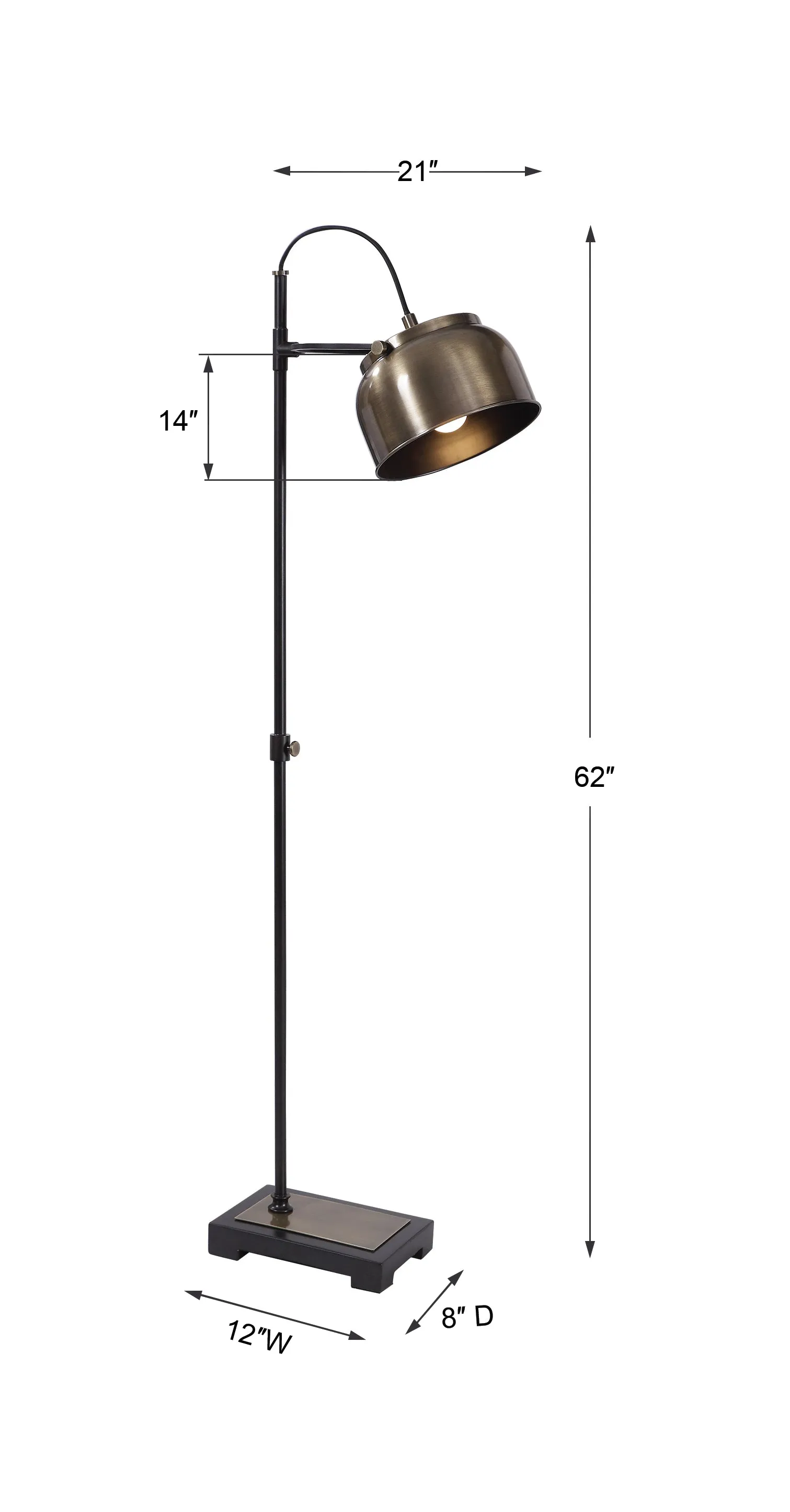 Uttermost Bessemer Industrial Floor Lamp