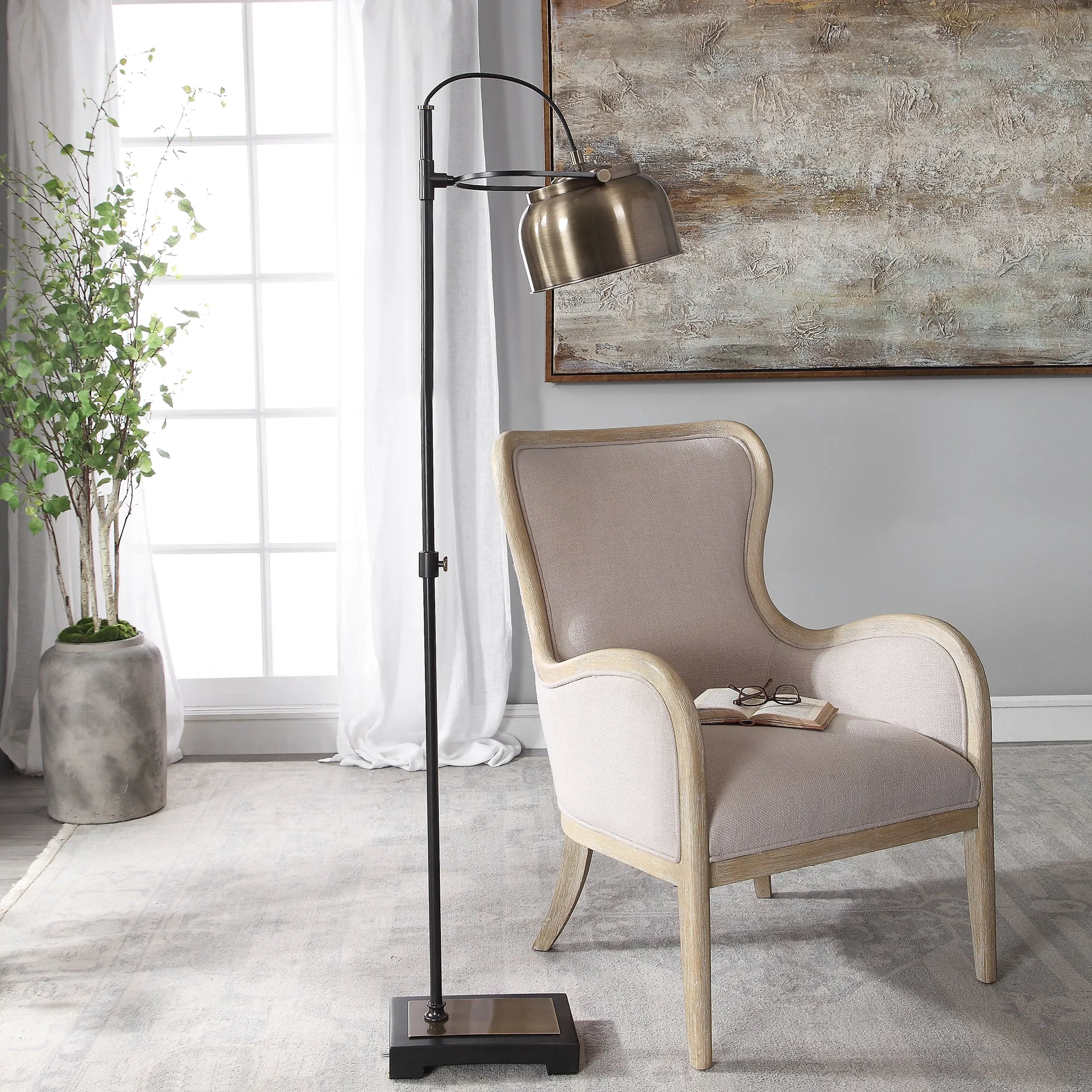 Uttermost Bessemer Industrial Floor Lamp