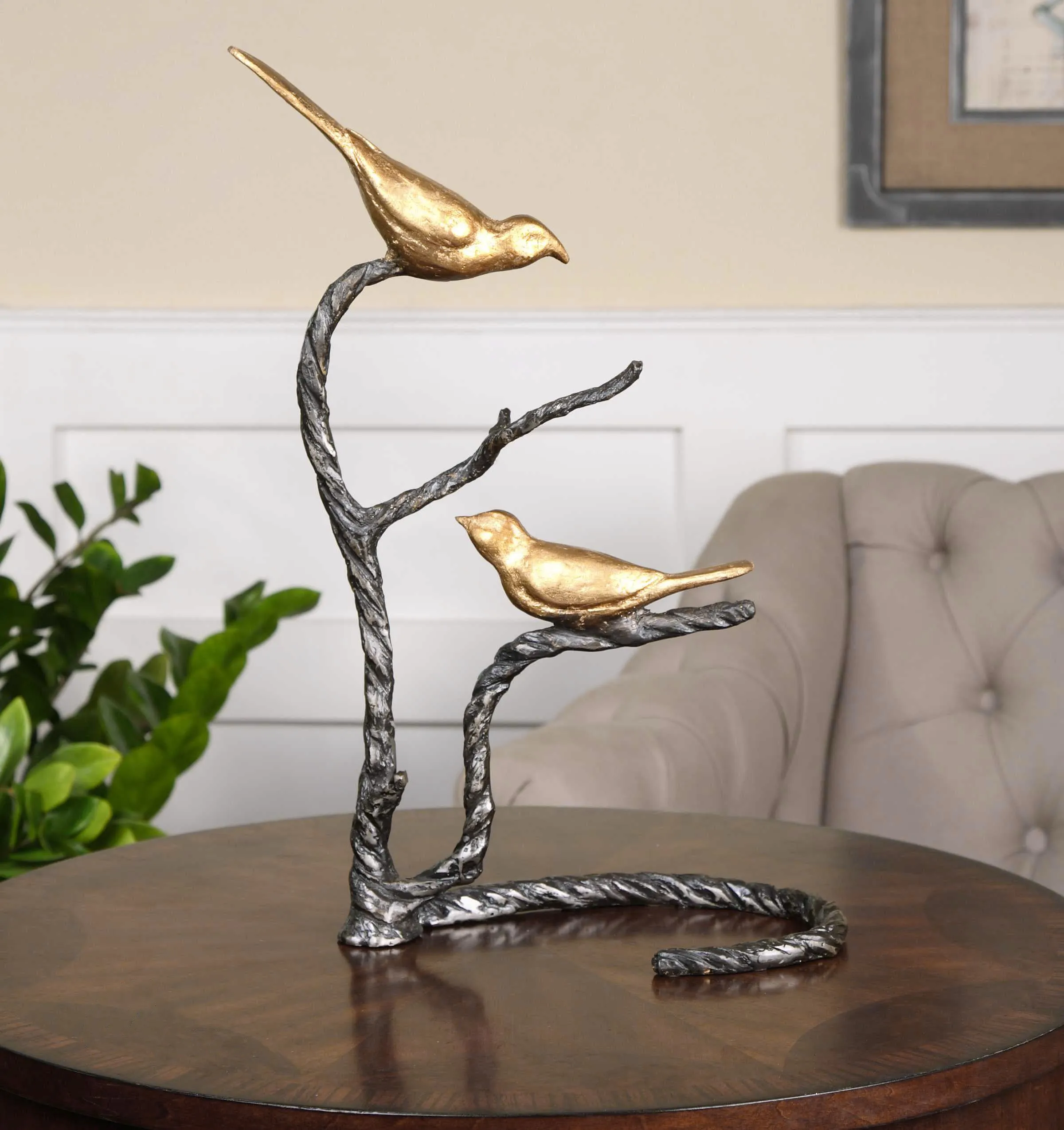 Uttermost Birds On A Limb Sculpture