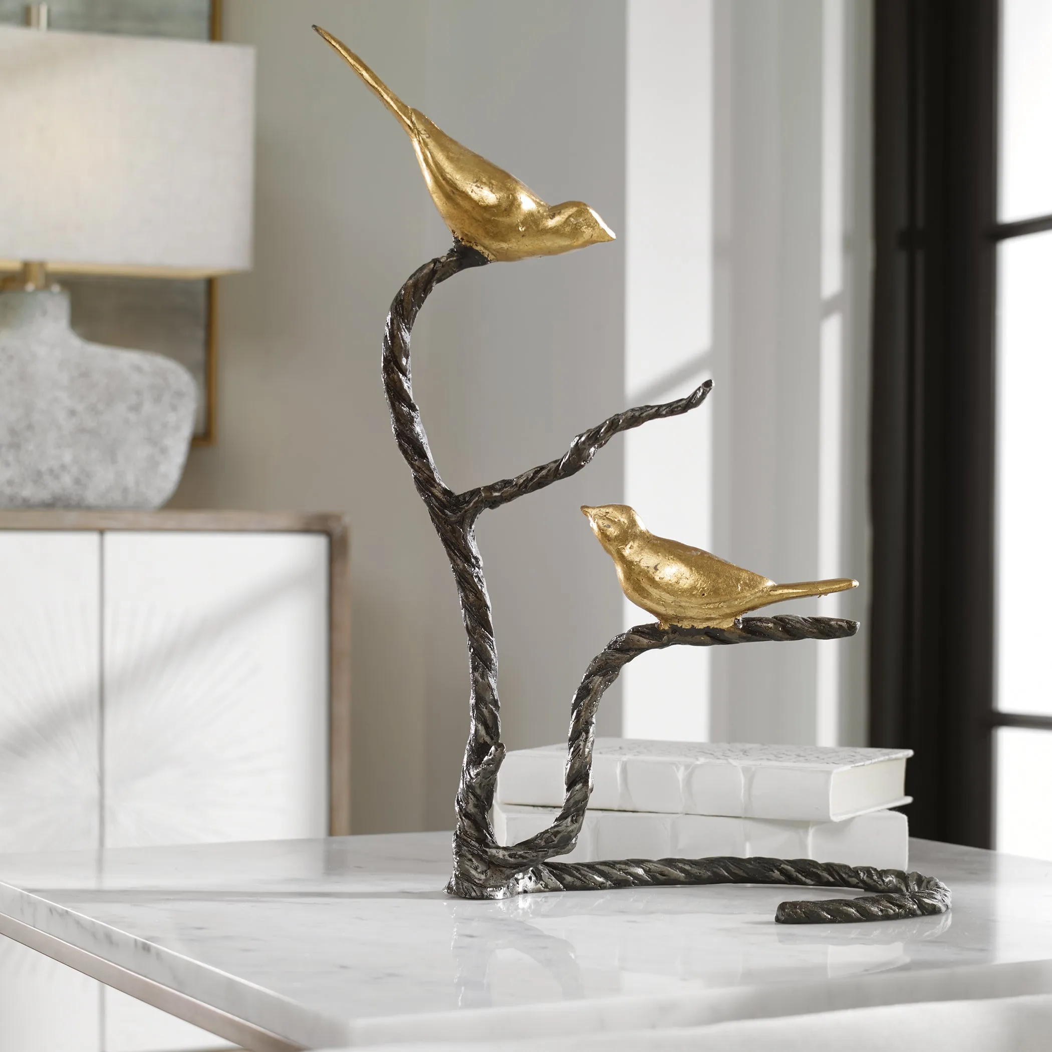 Uttermost Birds On A Limb Sculpture