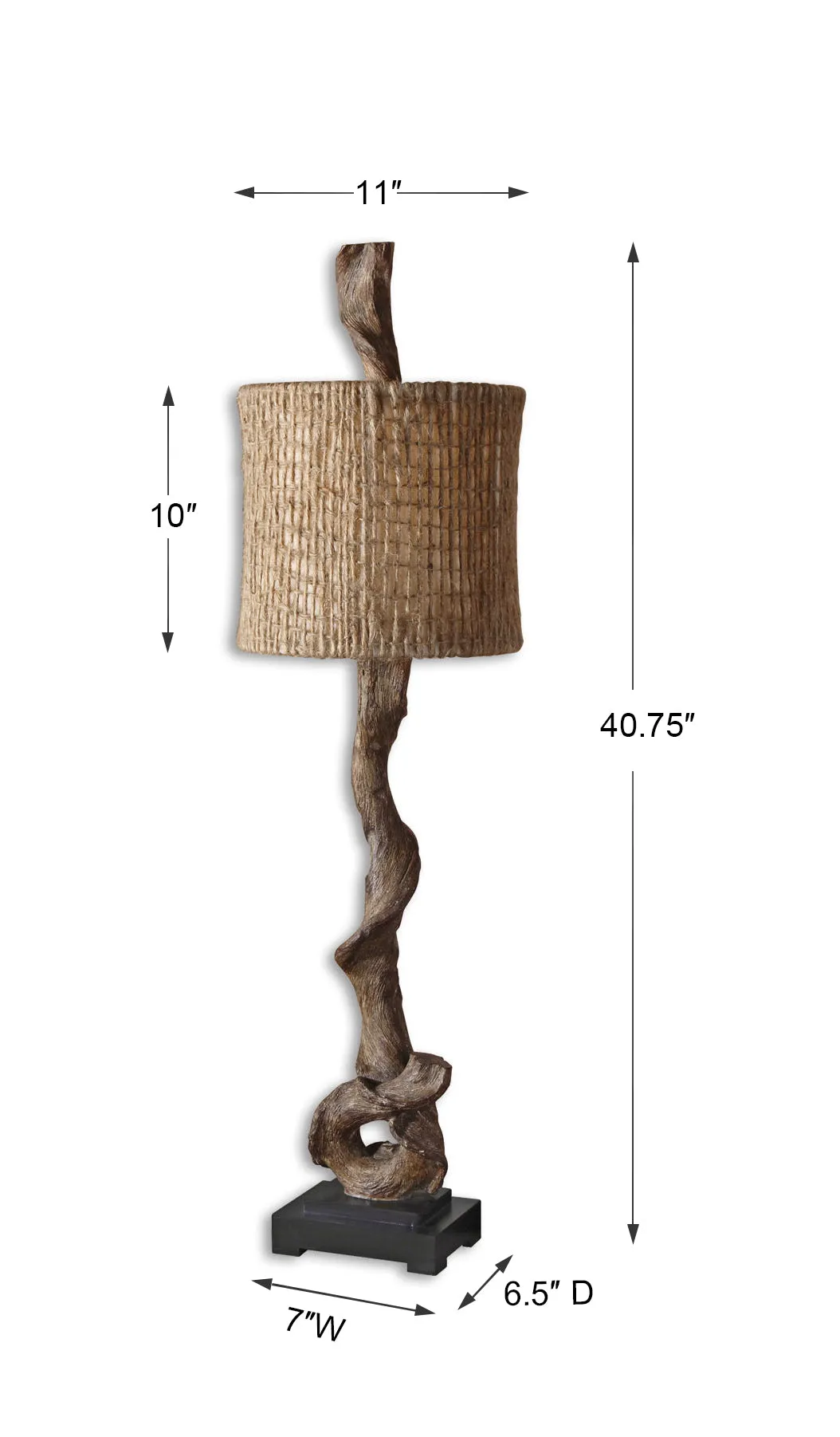 Uttermost Driftwood Buffet Lamp