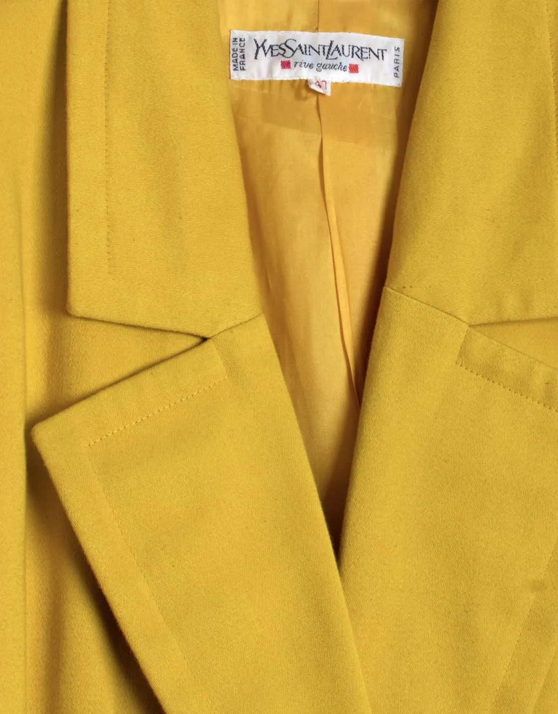 Vintage Yves Saint Laurent one button blazer