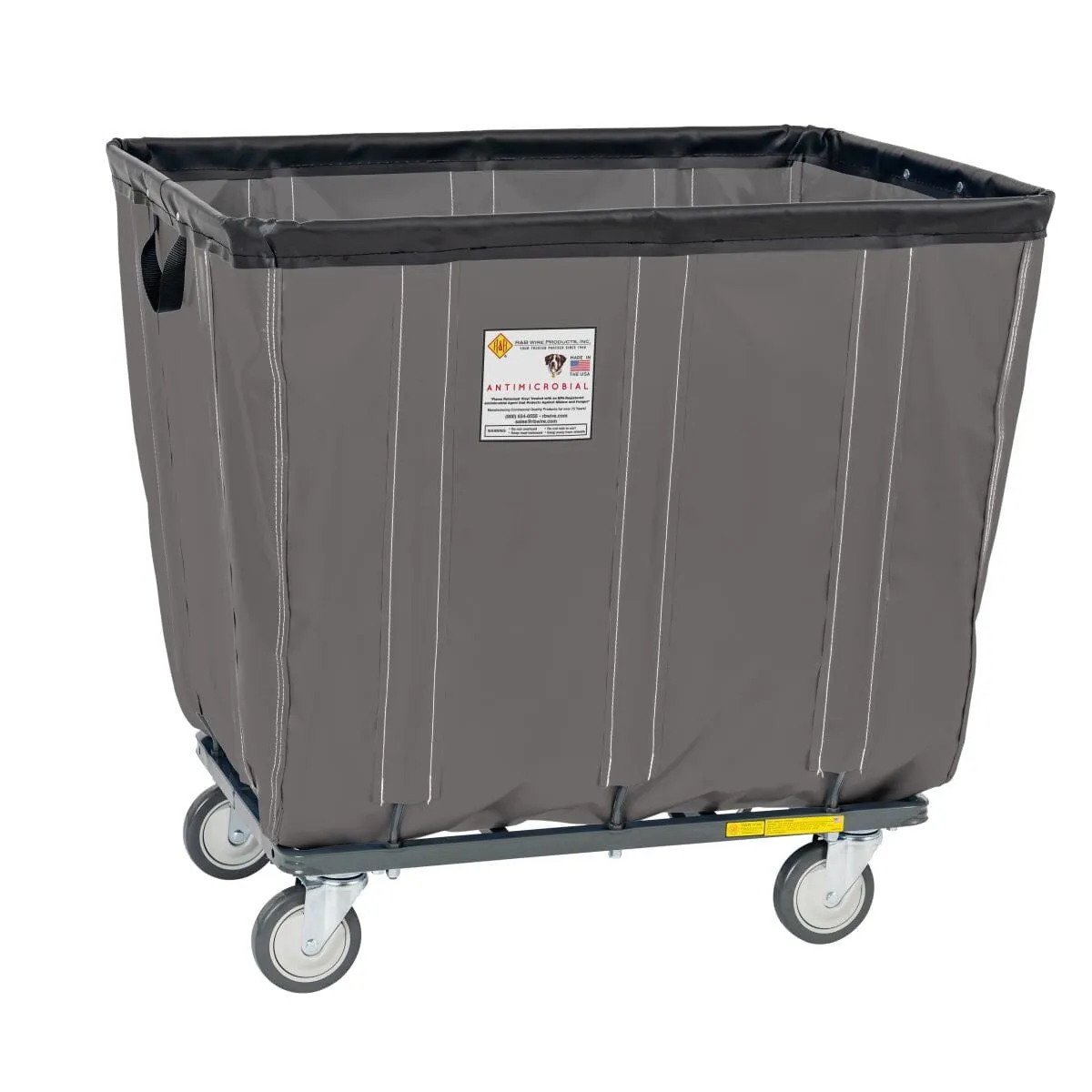 Vinyl Basket Truck w/ Antimicrobial Liner - 8 Bushel