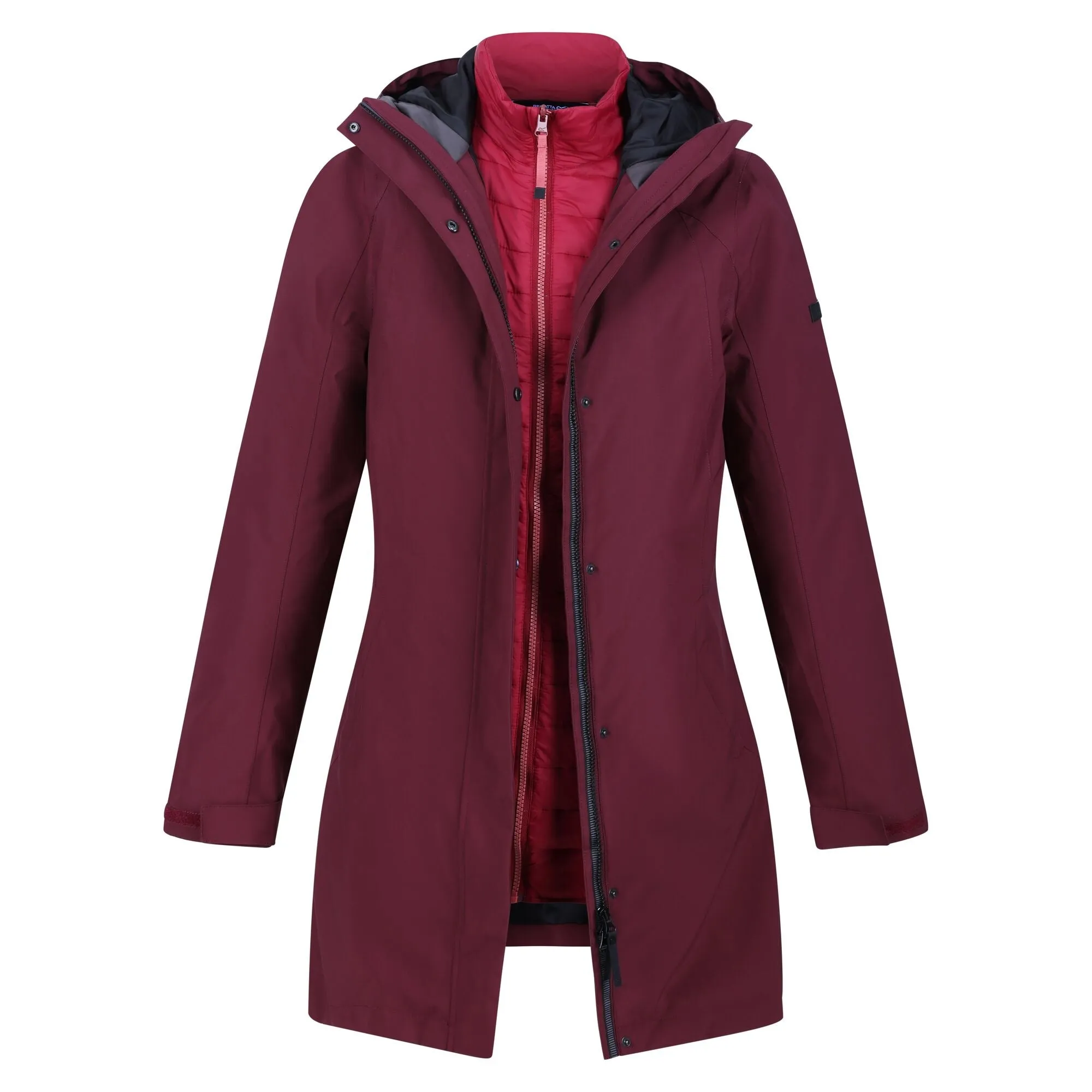 Women's Denbury IV 2 in 1 Waterproof Jacket | Burgundy Rumba Red