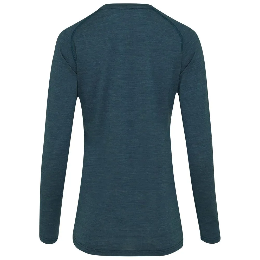 Womens IsoSoft 180 Long Sleeve Crew (Teal)