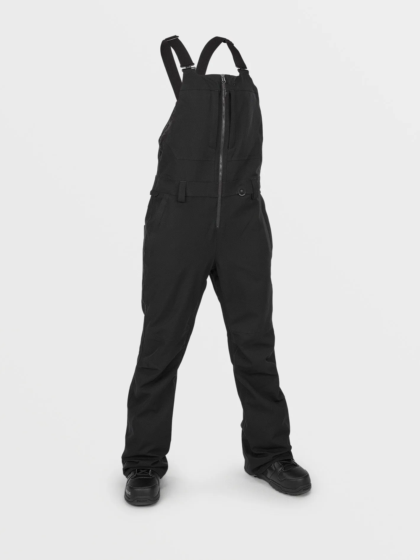 Womens Swift Bib Overalls - Black