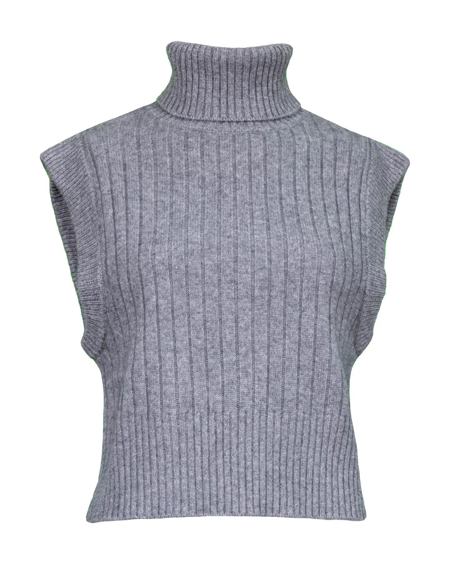 Wool-Cashmere Ribbed Vest