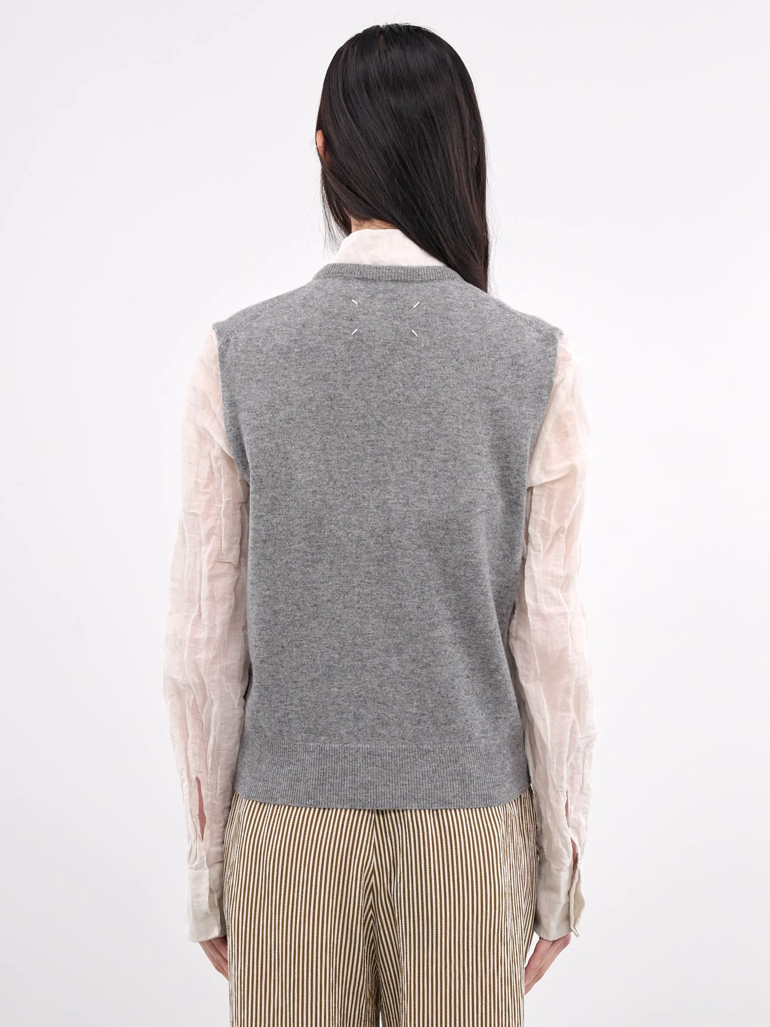 Wool Gilet (S51FB0077-M13090-MEDIUM-GREY)