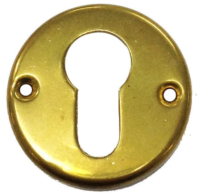 YALE LOCK ESCUTCHEON PLATE (PAIR)